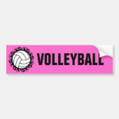 volleybal bumpersticker (Voorkant)