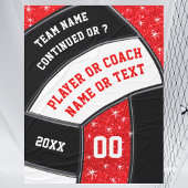 Volleybal cadeau ideeën voor seniorenavond, volley fleece deken