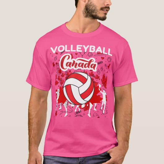 Volleybal Canada T-shirt (Voorkant)