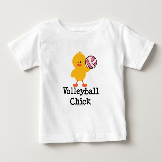 Volleybal Chick Baby T-shirt (Voorkant)