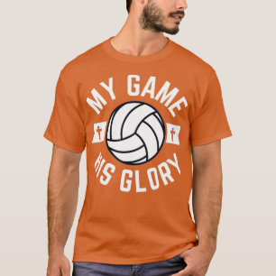 Volleybal Christelijk volleybal meisjes T-shirt