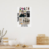 Volleybal Coach Senior Nacht Afstuderen Poster (Keuken)