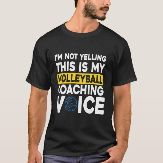 volleybal coaching stem Coach Volleybal Team T-shirt (Voorkant)