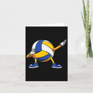 Volleybal Dab Dancing Dabbing Volleybal liefhebber Kaart