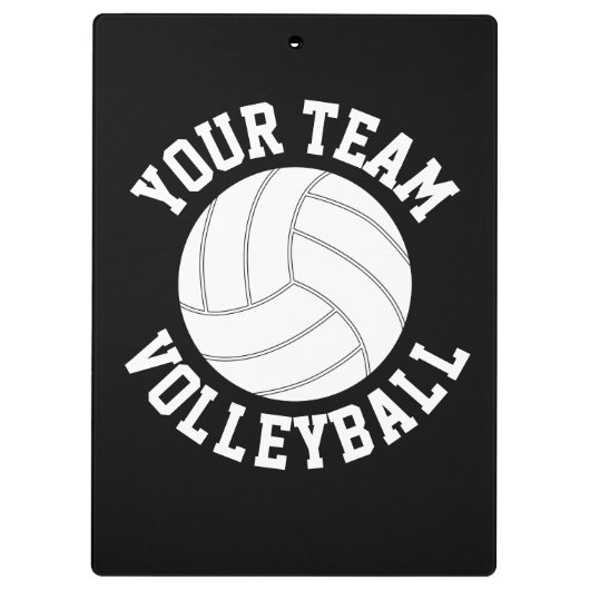 Volleybal de Naam van het Team van de Douane van d Klembord (Achterkant)