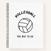 Volleybal de weg notitieboek (Voorkant)