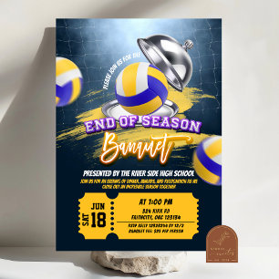 Volleybal Einde Seizoen Banket Uitnodiging