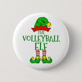 Volleybal Elf Button (Voorkant)