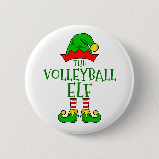 Volleybal Elf Button (Voorkant)