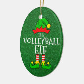 Volleybal Elf Ornament (Links)