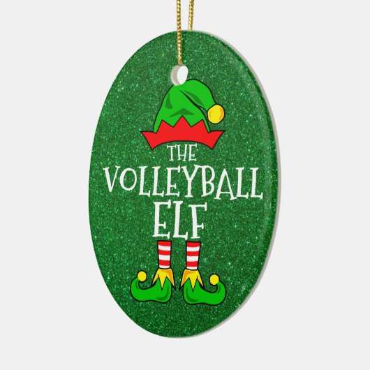 Volleybal Elf Ornament (Links)