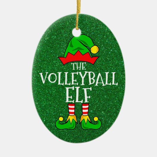 Volleybal Elf Ornament (Voorkant)