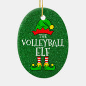 Volleybal Elf Ornament (Achterkant)