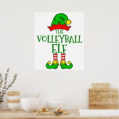 Volleybal Elf Poster (Keuken)