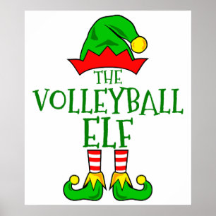 Volleybal Elf Poster