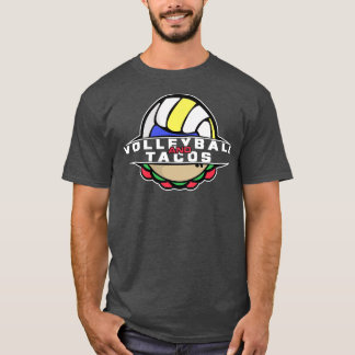 Volleybal en tacos t-shirt