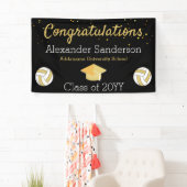 Volleybal Felicitaties Afstuderen Spandoek (Insitu)