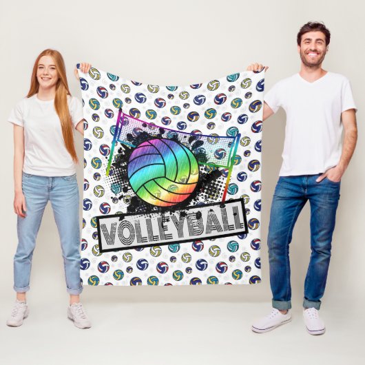 Volleybal fleece deken (In situ)