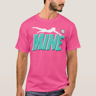 Volleybal Funny Mine T-shirt