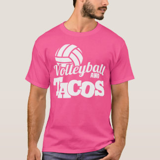 Volleybal Funny Tacos Spelers Leven T-shirt
