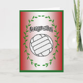 Volleybal - Gefeliciteerd! Kaart (Voorkant)