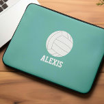 Volleybal Gepersonaliseerde Kinderen Laptop Sleeve<br><div class="desc">Speciaal ontwerp van de volleybalsportfan.</div>