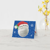 Volleybal gevouwen Wenskaart Kaart (Gele Bloem)