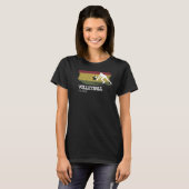 Volleybal Ghana Vlag Team Indoor Beach Player T-shirt (Voorkant volledig)