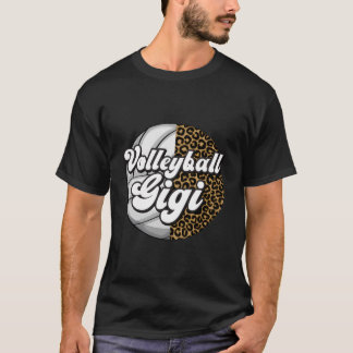 Volleybal Gigi Luipaard Oma Gigi Van Een Volleybal T-shirt