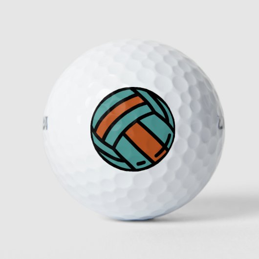 volleybal golfballen (Voorkant)