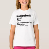 Volleybal Grappig Woordenboek Definitie T-shirt (Voorkant)