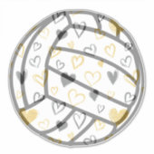 Volleybal Harten Vinyl Decal Sticker (Voorkant)