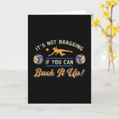 Volleybal Het is niet het inpakken van een volleyb Kaart (Gele Bloem)