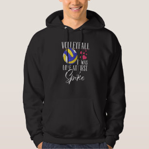 Volleybal Het was liefde op de eerste Spike Volley Hoodie