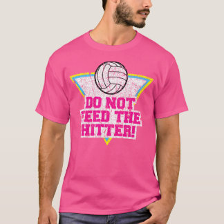 Volleybal Hitter Grappig in Meisjes Vrouwen Volley T-shirt