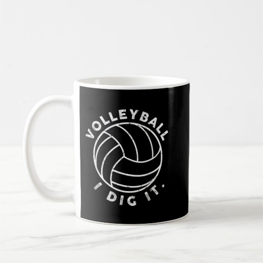 Volleybal I Dig It Fun Koffiemok (Links)