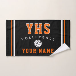 Volleybal Icoon, Aangepaste naam & school, Teamcad Handdoek