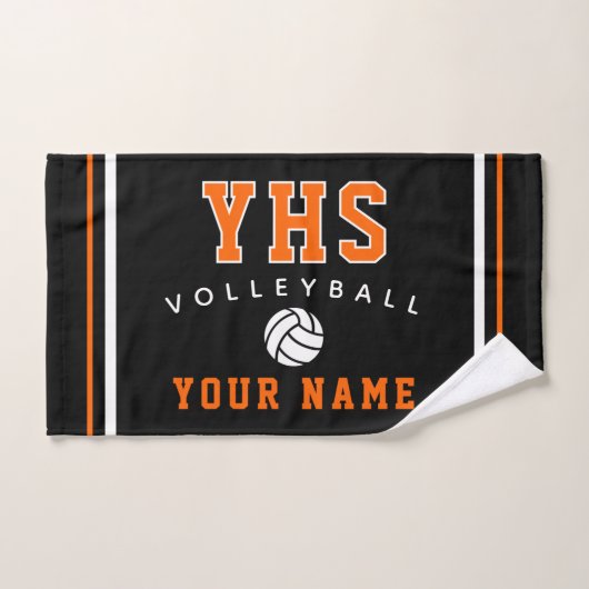 Volleybal Icoon, Aangepaste naam & school, Teamcad Handdoek (Handdoek)