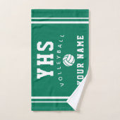 Volleybal Icoon, Aangepaste naam & school, Teamcad Handdoek (Handdoek)