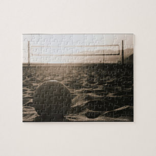 Volleybal in de zand legpuzzel