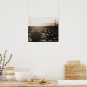 Volleybal in de zand poster (Keuken)