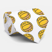 Volleybal in handgetekende stijl stropdas (Opgerold)