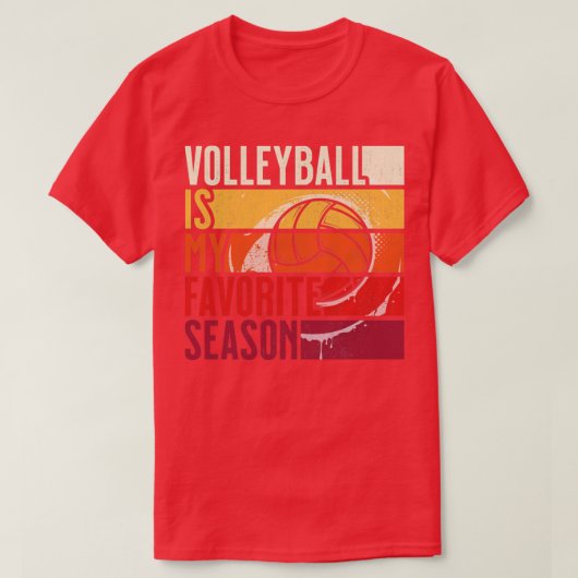  volleybal in nood is mijn favoriete saso t-shirt (Design voorkant)