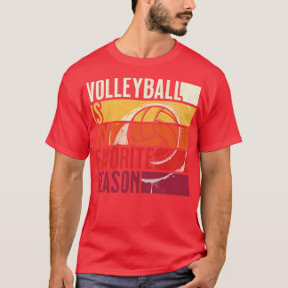  volleybal in nood is mijn favoriete saso t-shirt