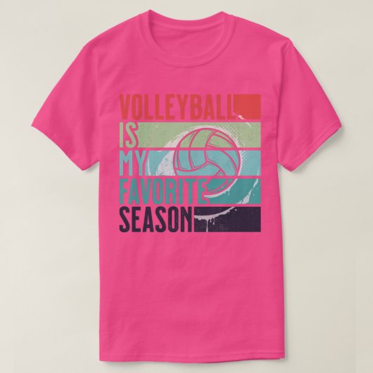  volleybal in nood is mijn favoriete saso t-shirt (Design voorkant)