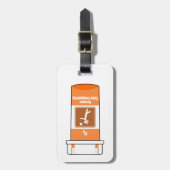 Volleybal Is Mijn Drug Bagagelabel (Voorkant verticaal)