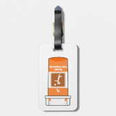 Volleybal Is Mijn Drug Bagagelabel (Achterkant verticaal)