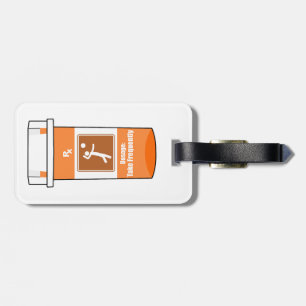Volleybal Is Mijn Drug Bagagelabel