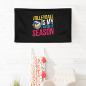 Volleybal Is Mijn Favoriete Seizoen Spandoek (Insitu)