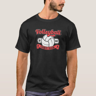 Volleybal is mijn favoriete seizoen voor mannen vr t-shirt